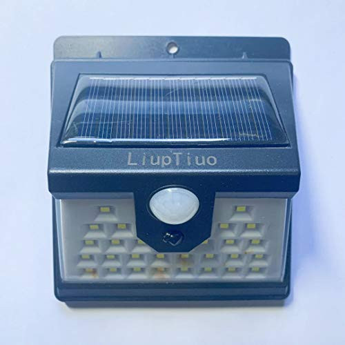 LiupTiuo Solar Lights Outdoor Motion Sensor Security Lights Solar Security Lights Wireless Waterproof Outdoor Lights for Garden Patio Yard Deck Garage Fence Pool