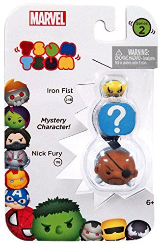 Tsum Tsum Marvel 3-Pack: Nick Fury/Hidden/Iron Fist Toy Figure