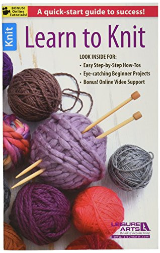 Leisure Arts Learn to Knit Book