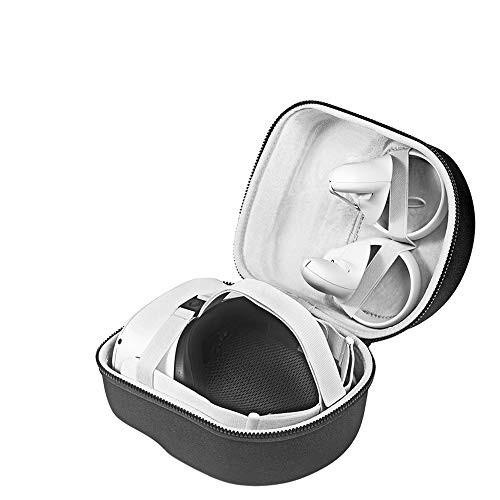 MASiKEN Hard EVA Case for Oculus Quest and Oculus Quest 2 All-in-one VR Gaming HeadsetCarrying Case for Lightweight Portable Protection  Black plusWhite