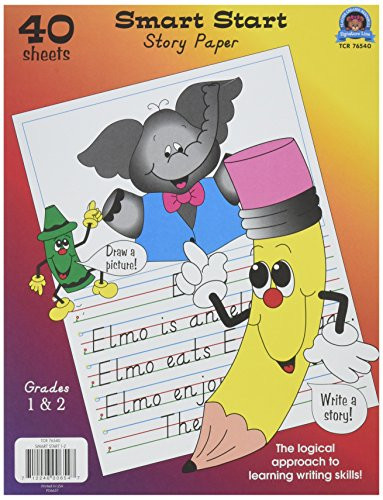 Teacher Created Resources (76540) Smart Start 1-2 Story Paper: 40 sheet tablet