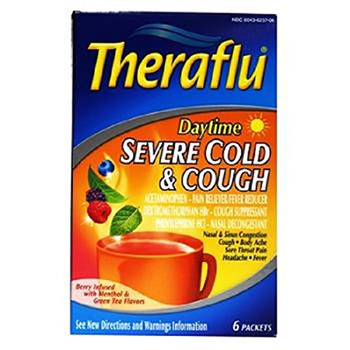 Product Of Theraflu Daytime Severe Cold  and  Cough Count 1 - Medicine Cold Sinus Allergy  Grab Varieties  and  Flavors