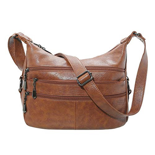 Aonet Multi Pocket Purses for Women Large Capacity Womens Shoulder Bags Crossbody Purses Travel Bag and Handbags