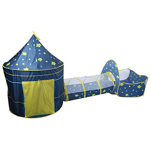GOTOTOP Play Tent Castle House Palace Tents Kids Play House Castle Playhouse with Support Rods for Indoor and Outdoor Portable Toy Tent for Boys Girls Foldable Children Play Tent