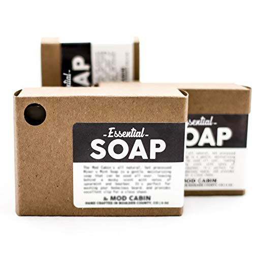 Essential  Unscented  Soap 3-Pack - All Natural Hand Cut Made in USA