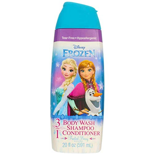 Disney Frozen Body Wash 3-In-1 20 Ounce Frosted Berry  591ml   3 Pack