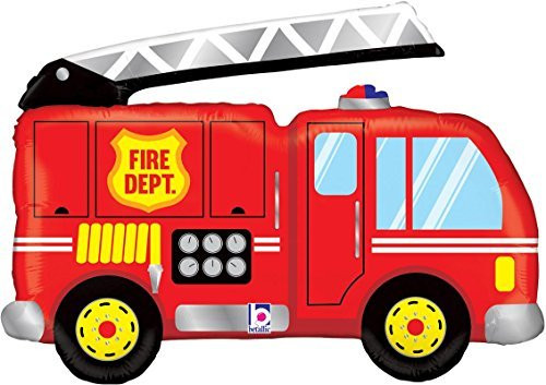 40" Fire Truck Shape Foil Balloon 40" Fire Truck Shape Foil Balloon