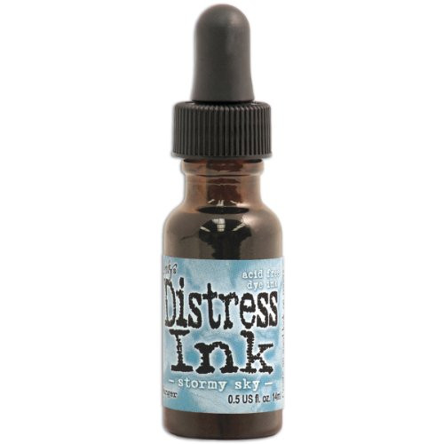 Ranger DRI-27294 Tim Holtz Distress Ink Reinker, 0.5 oz, Stormy Sky