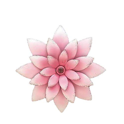 Metal Flower Wall Art Decorations Indoor or Outdoor Wall Sculptures Hanging for Bathroom Livingroom Bedroom