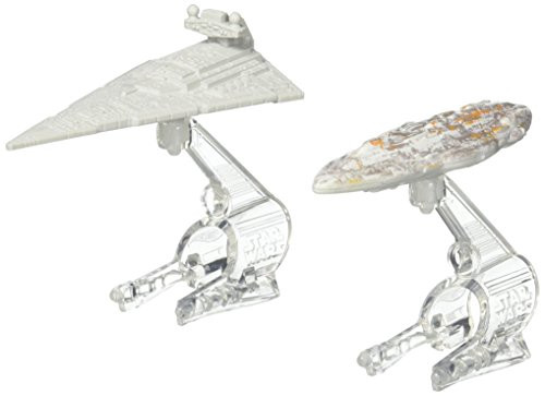 Hot Wheels Star Wars Starship Star Destroyer vs. Mon Calamari Cruiser Vehicle 2-Pack