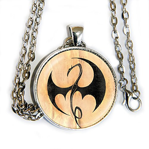 Iron Fist logo pendant necklace - HM