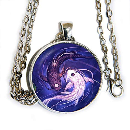 Avatar Airbender inspired koi - Tui and La - pendant necklace - HM