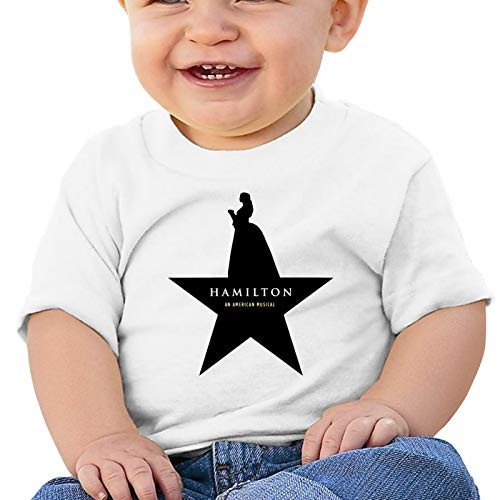 Baby T-Shirt Cute Infant Home Hamilton Graphic Toddler T Boys and Girls Soft Short Sleeve Cotton Kids Shirt 2t White Baby T-Shirt Cute Infant Home Hamilton Graphic Toddler T Boys and Girls Soft Short Sleeve Cotton Kids Shirt 2t White