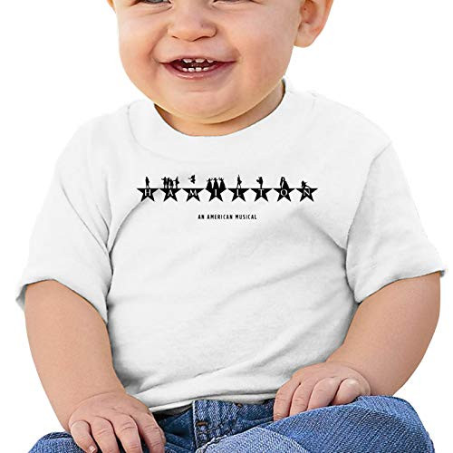 Baby T-Shirt Cute Infant Home Hamilton Graphic Toddler T Boys and Girls Soft Short Sleeve Cotton Kids Shirt 6 Months White Baby T-Shirt Cute Infant Home Hamilton Graphic Toddler T Boys and Girls Soft Short Sleeve Cotton Kids Shirt 6 Months White