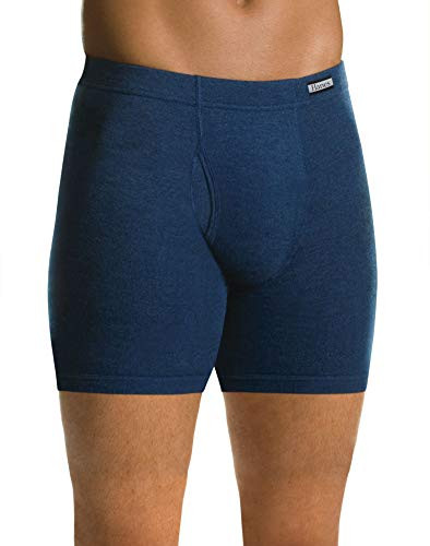 Hanes Mens FreshIQ Boxer Briefs with ComfortSoft Waistband 5-Pack L Assorted