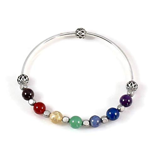 7 Chakra Stretch Bangle Bracelet Real Stones Chakra Bracelet Rainbow Bangle Bracelet Hematite Bracelet for Women Chakra Gifts Namaste Jewelry for Women Gemstone Yoga Bracelet Intention Bracelet 7 Chakra Stretch Bangle Bracelet Real Stones Chakra Bracelet Rainbow Bangle Bracelet Hematite Bracelet for Women Chakra Gifts Namaste Jewelry for Women Gemstone Yoga Bracelet Intention Bracelet