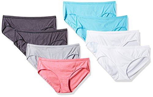Hanes Women s 8 Pack Comfortsoft Comfortblend Hipster Assortment 9