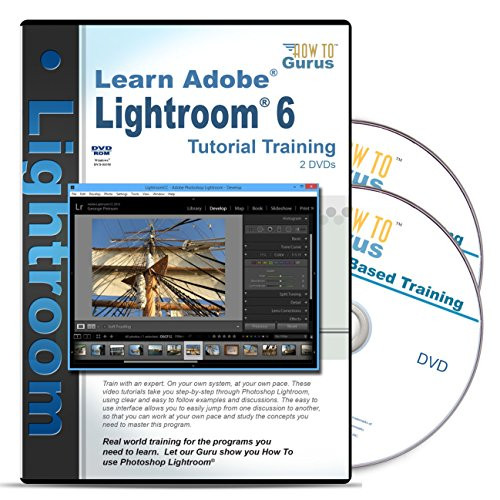 Adobe Photoshop Lightroom 6 Training on 2 DVDs 10 Hours in 223 Video Lessons Computer Software Video Tutorials