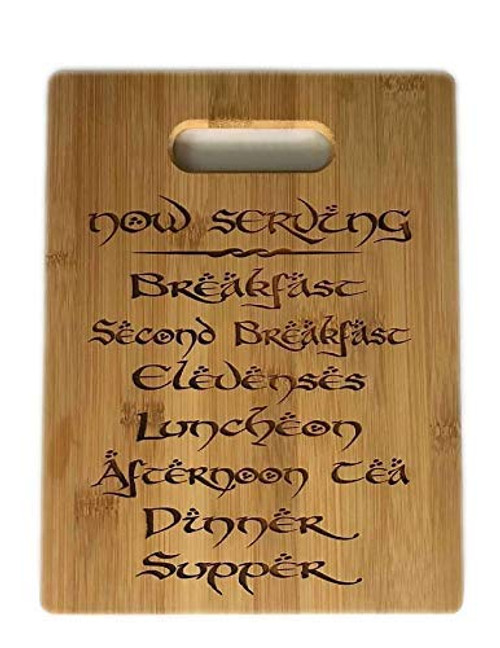 The Hobbit Seven Daily Meals Menu Board Second Breakfast Lord of the Rings Cutting Board Second Breakfast Tolkien LOTR Gift Fan Ringer Gandalf Engraved Bamboo LOTR Kitchen Art Wall Charcuterie Tray The Hobbit Seven Daily Meals Menu Board Second Breakfast Lord of the Rings Cutting Board Second Breakfast Tolkien LOTR Gift Fan Ringer Gandalf Engraved Bamboo LOTR Kitchen Art Wall Charcuterie Tray