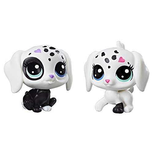 Littlest Pet Shop Black & White Puppy BFFs