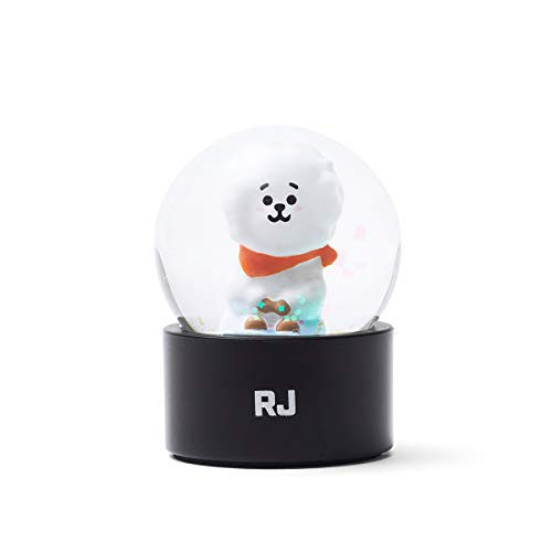 BT21 Official Merchandise by Line Friends - RJ Character Figure Mini Snow Globe White