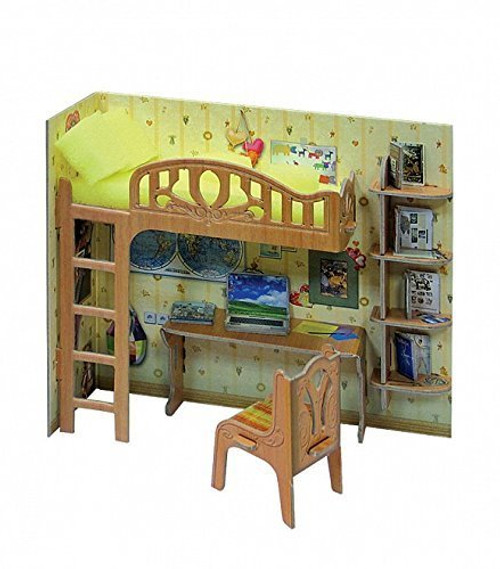 Innovative 3D-Puzzles Clever Paper SCHOOLGIRL CABINET Cardboard Set UMBUM CLEVER PAPER Innovative 3D-Puzzles Clever Paper SCHOOLGIRL CABINET Cardboard Set UMBUM CLEVER PAPER