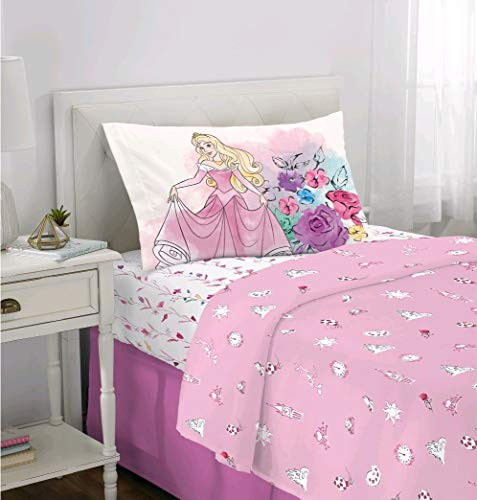 Franco Manufacturing Disney Princess 4 Piece Full Size Microfiber Sheet Set