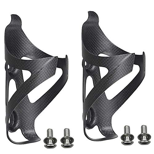 BNVB Water Bottle Cage 3k Matte Full Carbon Fiber Lightweight and Strong Bicycle Water Bottle Holder Bike Cages Brackets - 2 Pcs BNVB Water Bottle Cage 3k Matte Full Carbon Fiber Lightweight and Strong Bicycle Water Bottle Holder Bike Cages Brackets - 2 Pcs