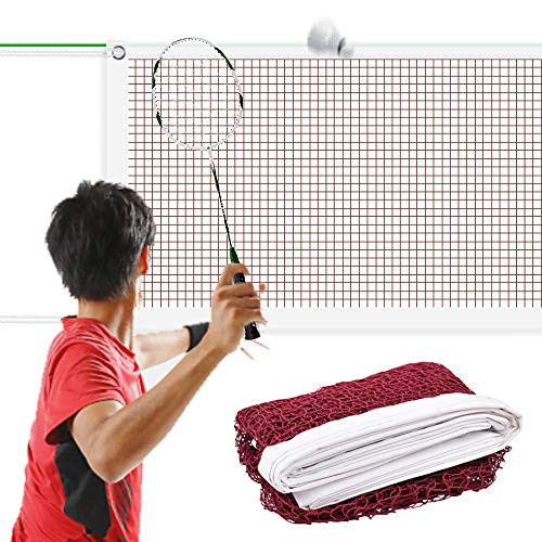 Portable Badminton Net Professional Outdoor Indoor Badminton Tournament Net for Sports Backyard Garden Schoolyard with Rope Cable Badminton Square Net for Beach Driveway Backyard Net Only   20
