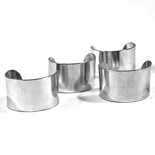 Schitt s Creek David Rose Set of Four Aluminum Cuff Rings