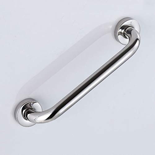 Stainless Steel Grab Bar Wall Mount Shower Safety Handrails Non-Slip Bathroom Shower Handle Toilet Rail Assist Handicap Grip Bathtub Armrest for Elderly Kids  Size   33.5cm