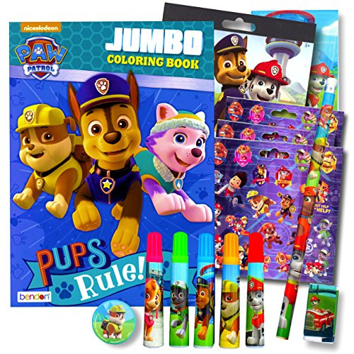 PAW Patrol Reward Stickers - 295 Stickers! (Paw Patrol Coloring Book with Stickers and Markers)