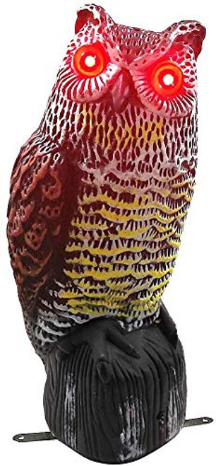 zeyan97 Solar Powered Fake Owl Decoy Scarecrow Decoy Realistic Garden Scarecrow for Scare Bird Away Garden Yard Outdoor Decoration Solar Models zeyan97 Solar Powered Fake Owl Decoy Scarecrow Decoy Realistic Garden Scarecrow for Scare Bird Away Garden Yard Outdoor Decoration Solar Models