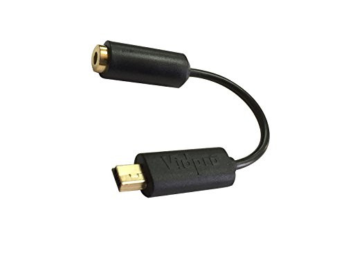 Microphone Adapter for GoPro Hero3 Hero4 3.5mm to USB Mini