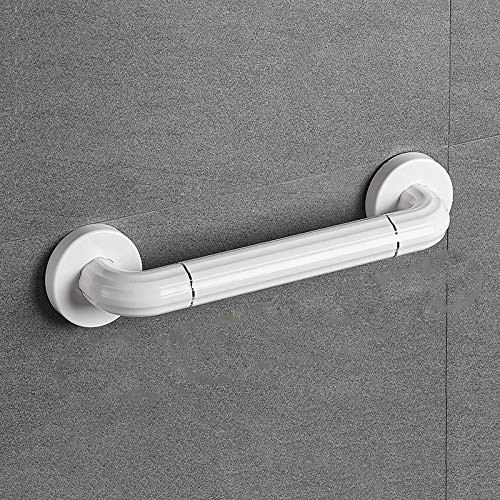 FuAo Stainless Steel  plus ABS Bath Grab Shower Handle for Bathtub - Grab Rail for Disabled Elderly Children Mobility and Daily Living Aids Assist Safety Support Handle White40cm