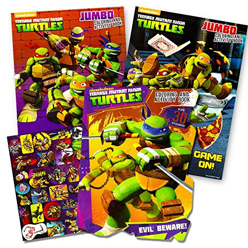 Teenage Mutant Ninja Turtles Coloring and Activity Book Set with Stickers (3 TMNT Coloring Books, Over 30 Stickers) Teenage Mutant Ninja Turtles Coloring and Activity Book Set with Stickers (3 TMNT Coloring Books, Over 30 Stickers)