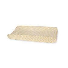 Carter s Zig Zag Velour Changing Pad Cover Yellow