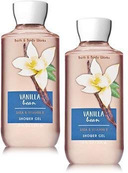Bath and Body Works 2 Pack Vanilla Bean Shower Gel 10 Oz.