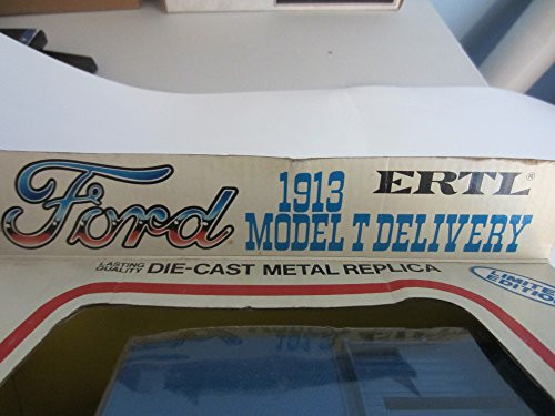 ERTL Collectible 1913 Ford Model T Delivery Car Die-Cast Locking Coin Bank 1 25 Scale