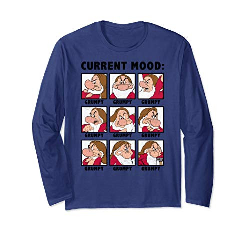 Disney Snow White Current Mood Always Grumpy Long Sleeve Tee