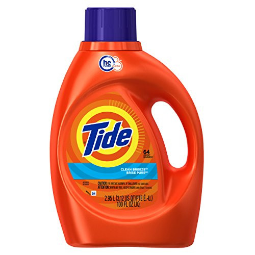 Tide HE Liquid Laundry Detergent - 100 oz - Clean Breeze