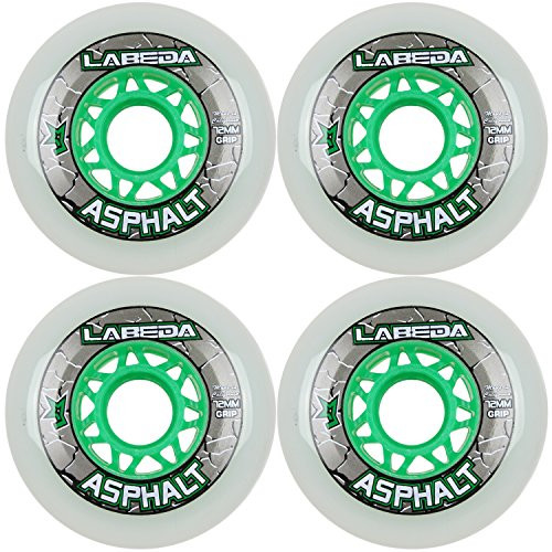 LABEDA WHEELS Inline Roller Hockey GRIPPER ASPHALT OUTDOOR WHITE  72