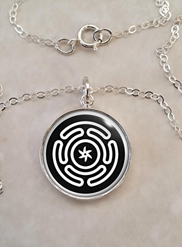 Hecate s wheel .925 Sterling Silver Necklace