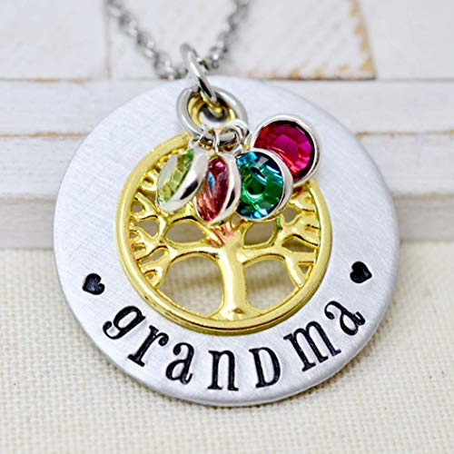 Custom Family Tree Necklace with 
