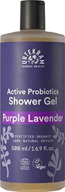 Urtekram Purple Lavender Shower Gel Organic with Active Probiotics 500 ml Urtekram Purple Lavender Shower Gel Organic with Active Probiotics 500 ml