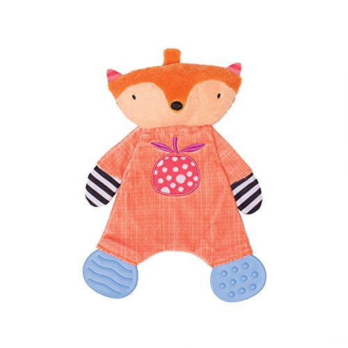 Manhattan Toy Teether Fox Snuggle Blankie Toy