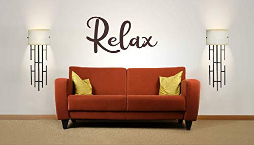 Relax quote Vinyl Wall Art Sticker Mural Decal. Home Wall Decor Wash Room Bathroom. Relax quote Vinyl Wall Art Sticker Mural Decal. Home Wall Decor Wash Room Bathroom.