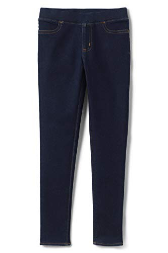 Lands  End G IK Denim Jegging Jean Dark Blue Rinse Little Kid 6