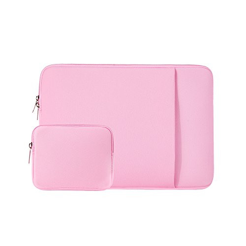 RAINYEAR 13-13.3 Inch Laptop Sleeve Case Pocket Carrying Bag Cover with Small Charger Pouch,for MacBook Air/Pro/Retina/Touchbar,Notebook Ultrabook Chromebook Dell HP ThinkPad Lenovo Asus Acer(Pink) RAINYEAR 13-13.3 Inch Laptop Sleeve Case Pocket Carrying Bag Cover with Small Charger Pouch,for MacBook Air/Pro/Retina/Touchbar,Notebook Ultrabook Chromebook Dell HP ThinkPad Lenovo Asus Acer(Pink)