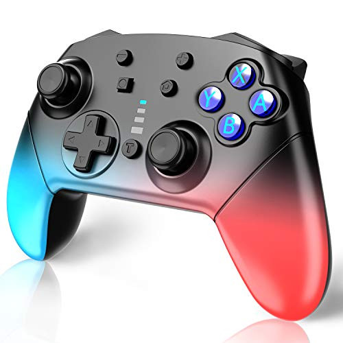 YIBEN Switch Pro Controller Wireless for Nintendo Switch lite?Comfortable 1200mAh Long Time Play Gamepad Support Adjustable Turbo Function Motion Control Dual Vibration Screenshot Gyro Axis